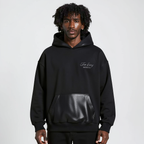 Perforated Leather Hoodie